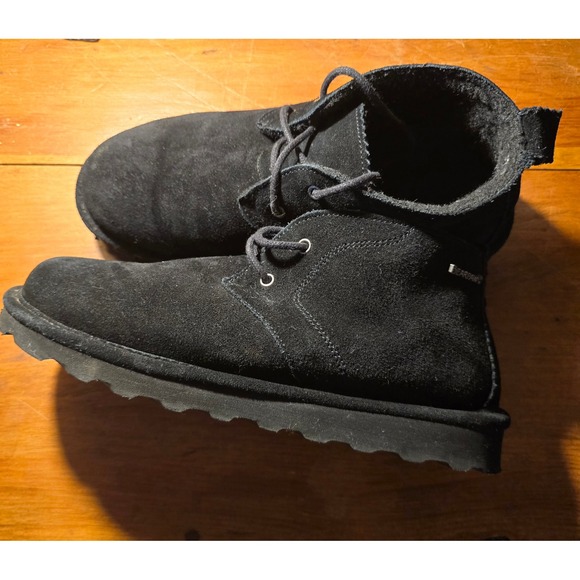 BearPaw Shoes - Bearpaw Women's Black Suede Lace Up Chukka Boots Size 11
